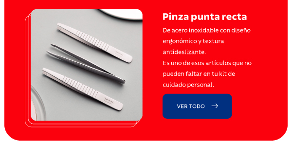 Pinza punta recta